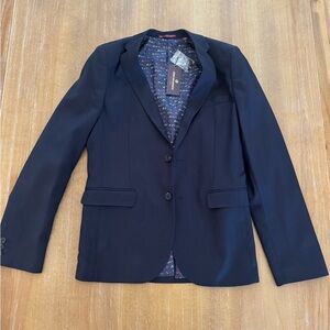 Johnston & Murphy Dark Blue Boy’s Blazer